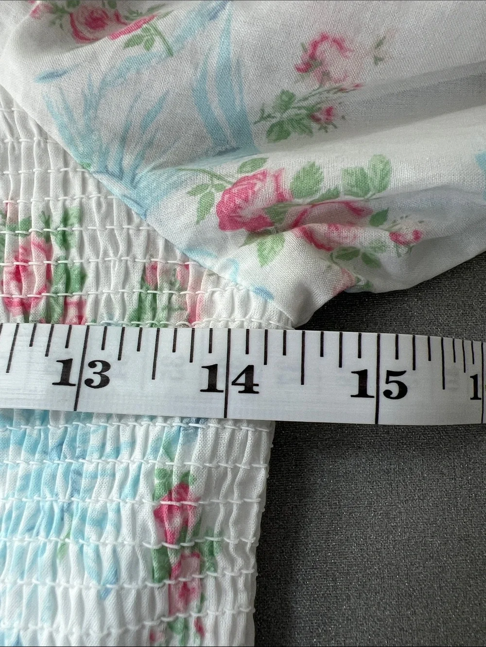 Target x LoveShackFancy | Girls Blue & White Floral Smocked Dress NWT Size 16